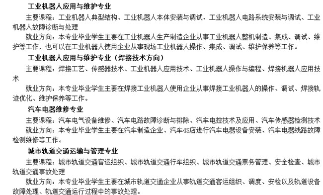 重庆市科能高级技工学校开设哪些专业？