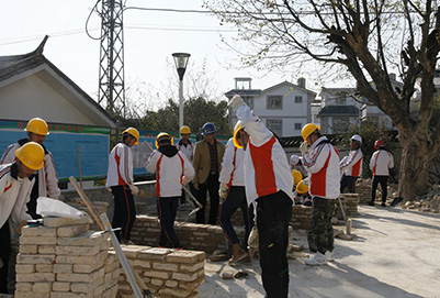 云南建设学校砌筑实训