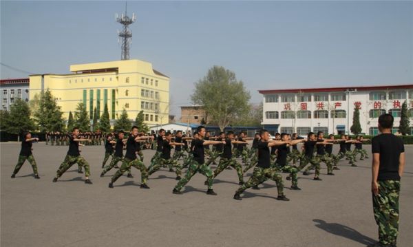 山西省临汾人民警察学校校园一角2